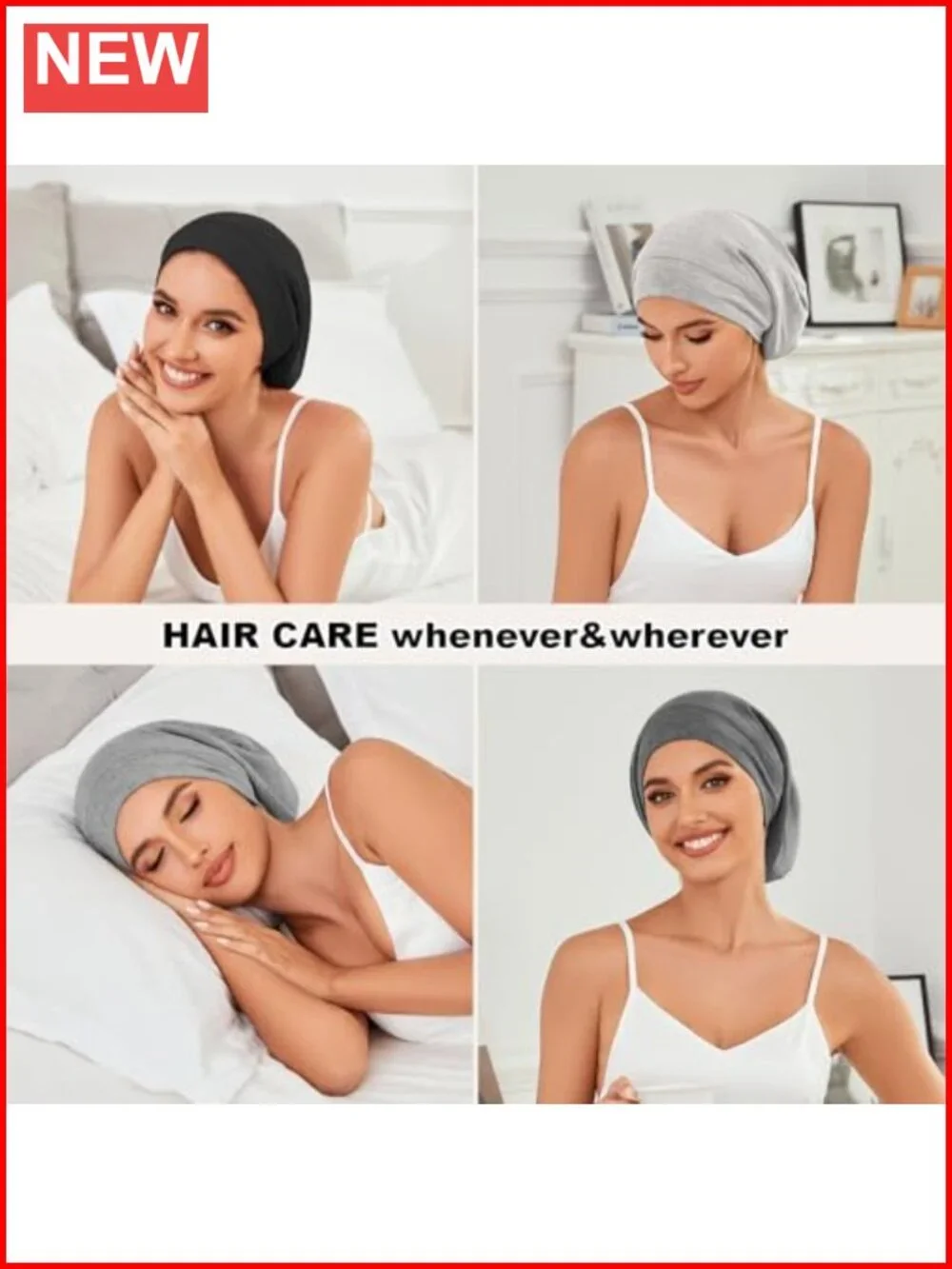 Adjustable Silk Satin Bonnet for Sleeping, Curly Hair Protection